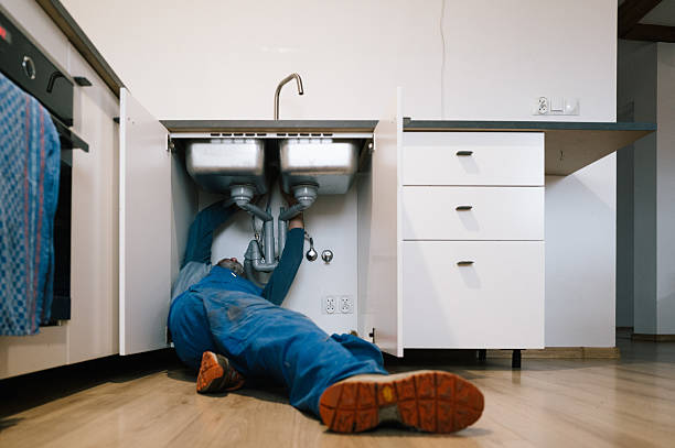 Professional Drain Cleaning technician working in Cheney, WA